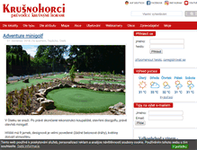 Tablet Screenshot of krusnohorci.net